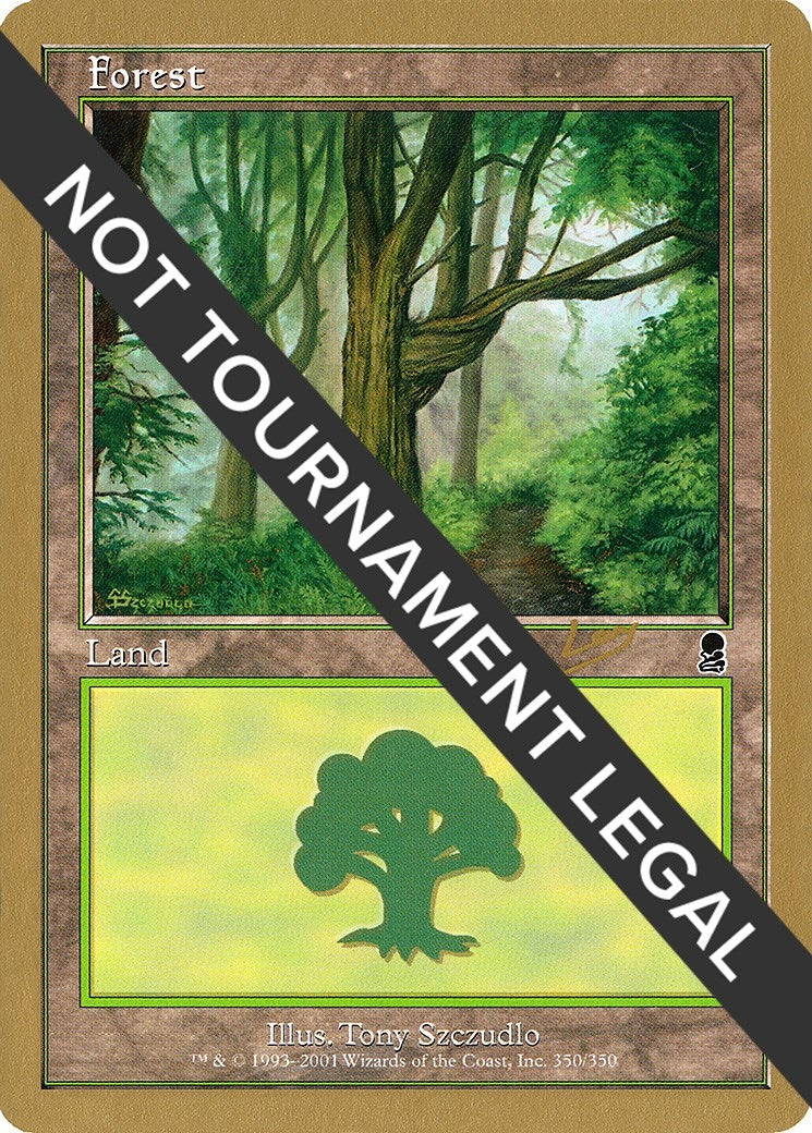 Forest (350) - 2002 Raphael Levy (ODY) [WCD] - MTG Single