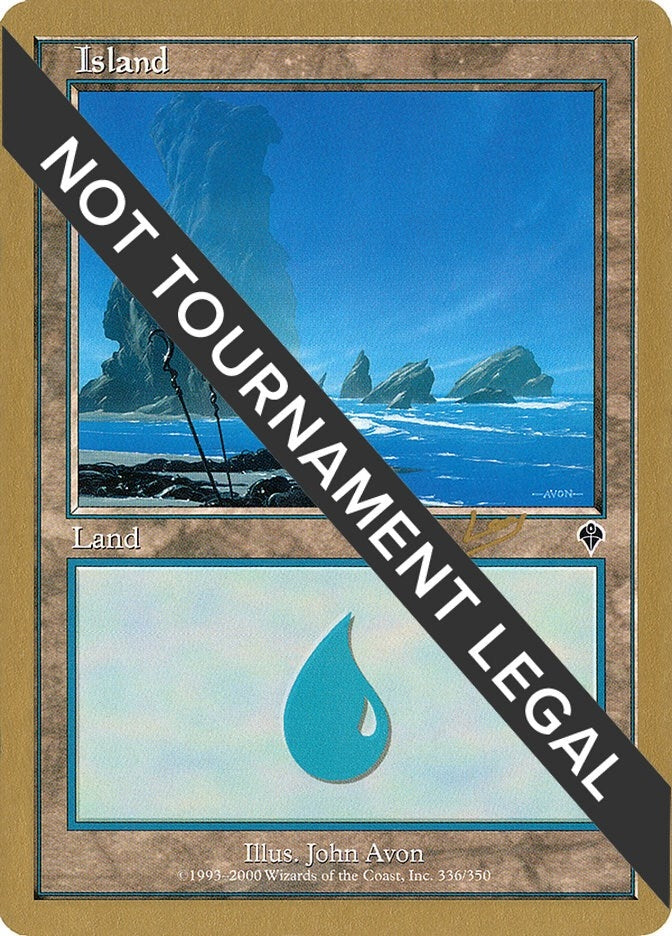 Island (336) - 2002 Raphael Levy (INV) [WCD] - MTG Single