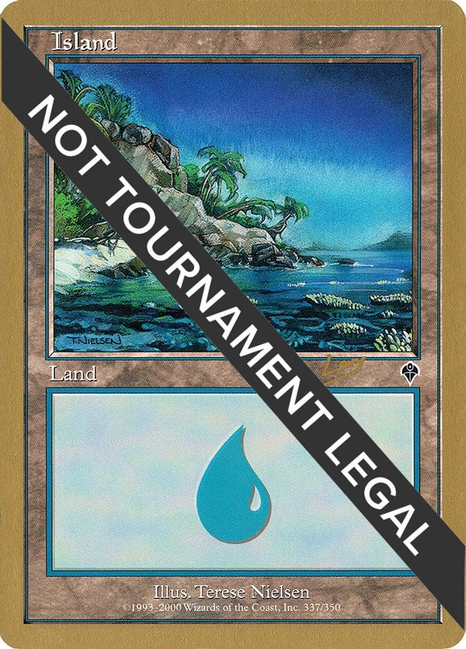 Island (337) - 2002 Raphael Levy (INV) [WCD] - MTG Single