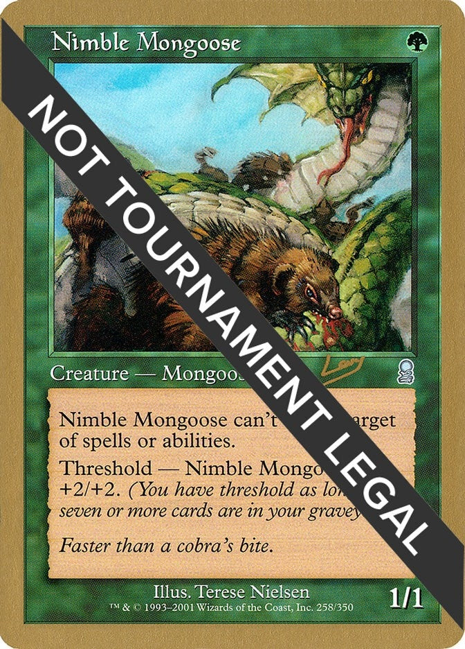 Nimble Mongoose - 2002 Raphael Levy (ODY) [WCD] - MTG Single