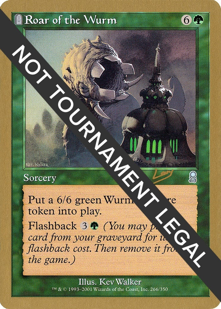 Roar of the Wurm - 2002 Raphael Levy (ODY) [WCD] - MTG Single