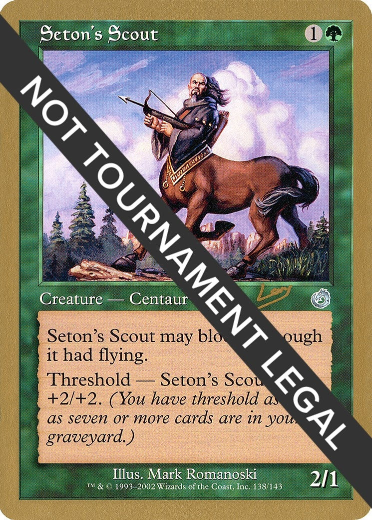 Seton’s Scout - 2002 Raphael Levy (TOR) [WCD] - MTG Single