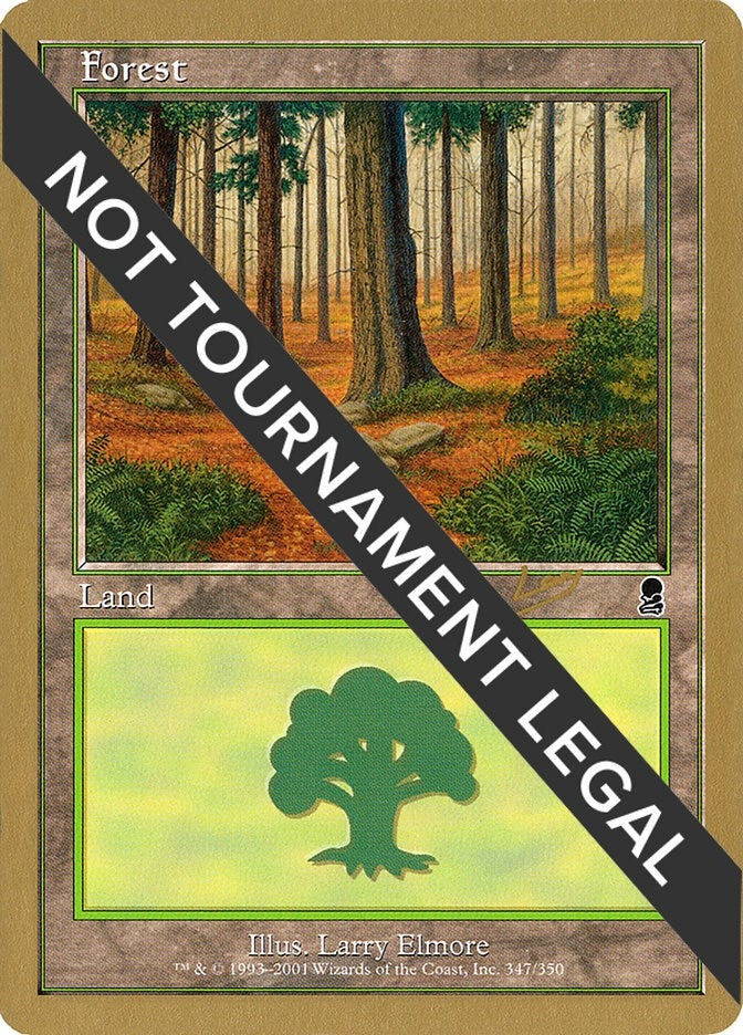 Forest (347) - 2002 Sim Han How (ODY) [WCD] - MTG Single