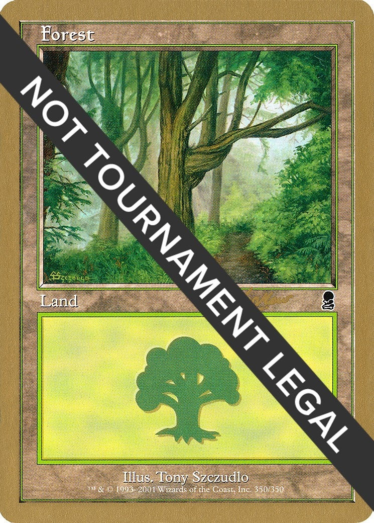 Forest (350) - 2002 Sim Han How (ODY) [WCD] - MTG Single