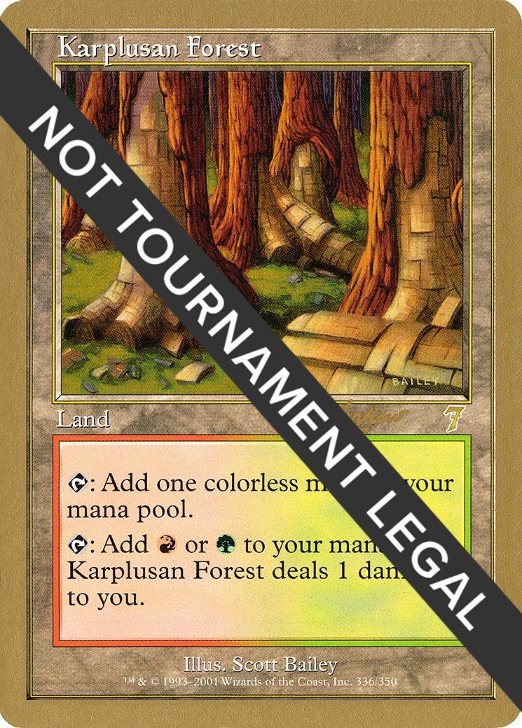 Karplusan Forest - 2002 Sim Han How (7ED) [WCD] - MTG Single