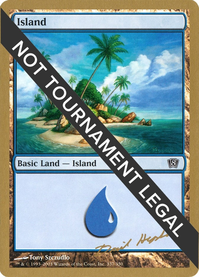 Island (337) - 2003 Daniel Zink (8ED) [WCD] - MTG Single