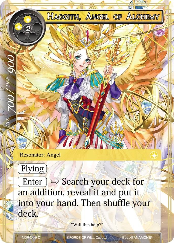 Haggith Angel of Alchemy (9) [NDR] - Force of Will Single