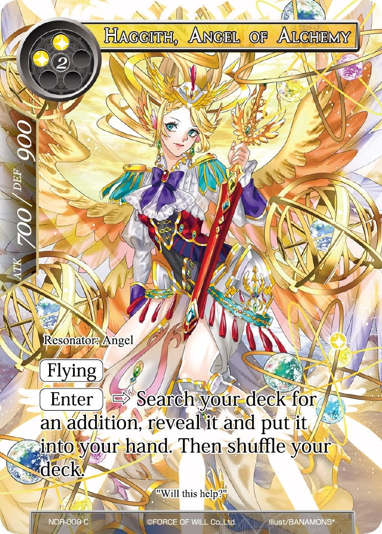 Haggith Angel of Alchemy (Full Art) (9) [NDR] - Force of Will Single