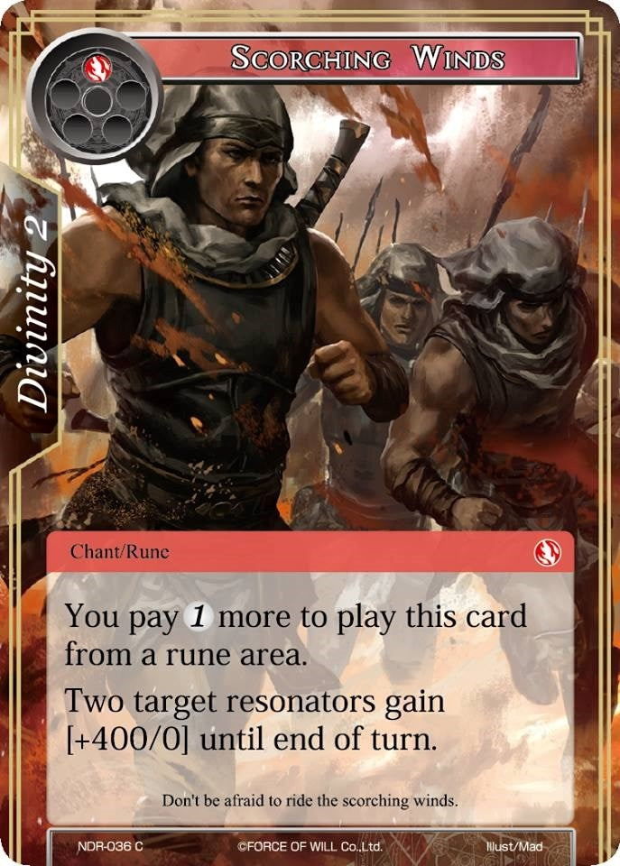 Scorching Winds (36) [NDR] - Force of Will Single