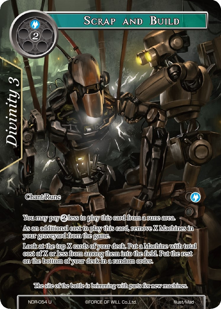 Scrap and Build (Full Art) (54) [NDR] - Force of Will Single