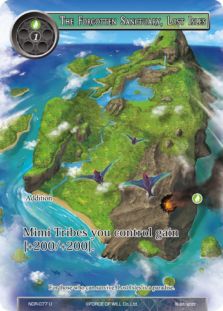 The Forgotten Sanctuary Lost Isles (Full Art) (77) [NDR] - Force of Will Single