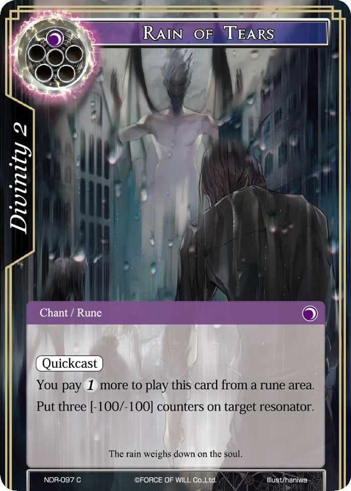 Rain of Tears (97) [NDR] - Force of Will Single