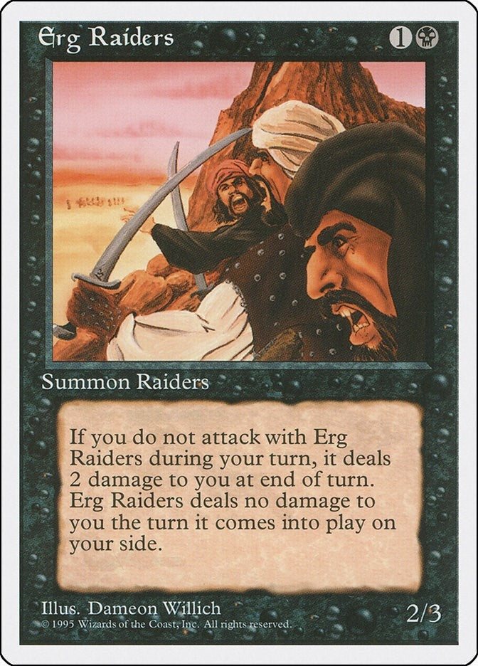 Erg Raiders [4ED] - MTG Single
