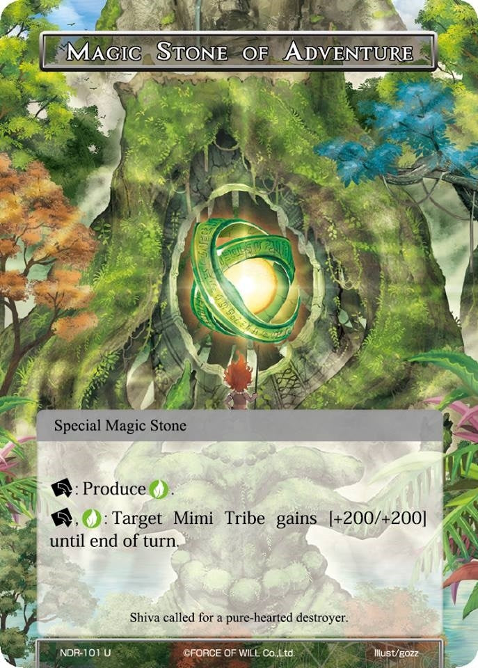 Magic Stone of Adventure (101) [NDR] - Force of Will Single