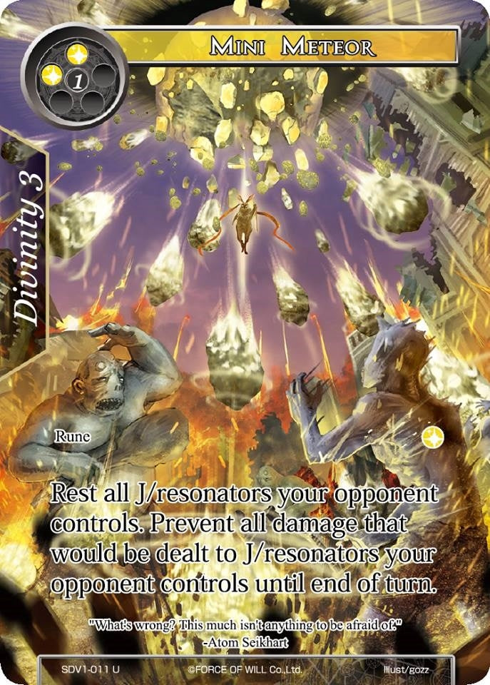 Mini Meteor (1011) [VH] - Force of Will Single
