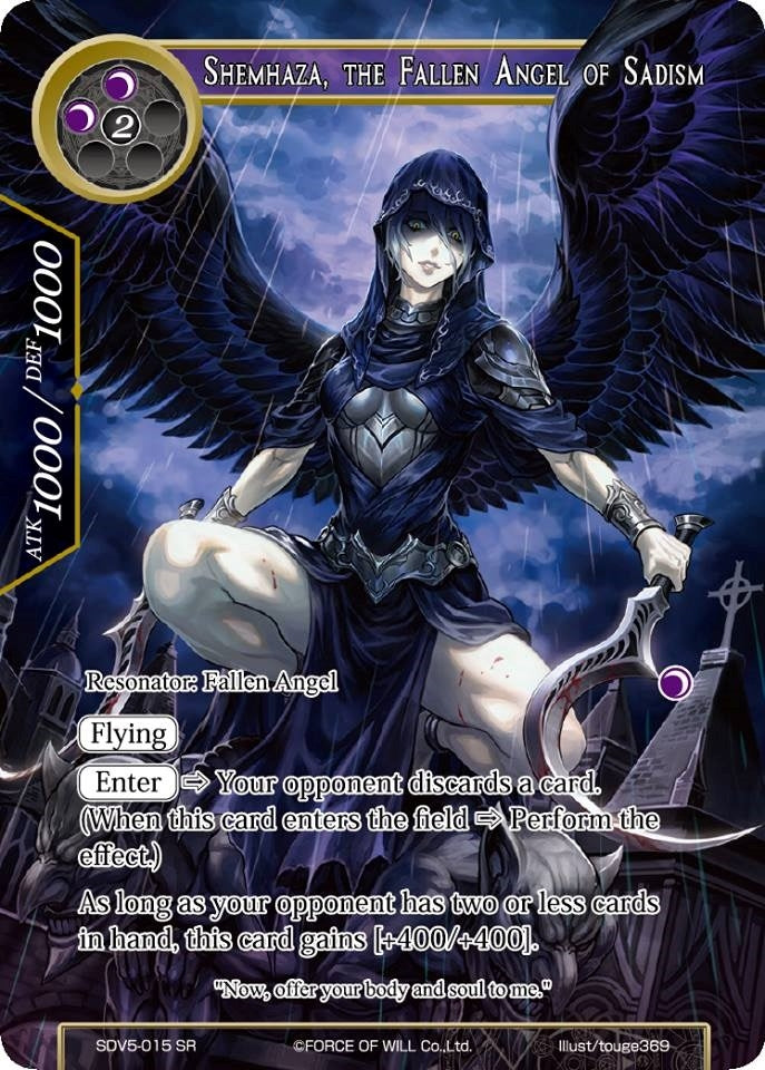 Shemhaza the Fallen Angel of Sadism (5015) [VH] - Force of Will Single