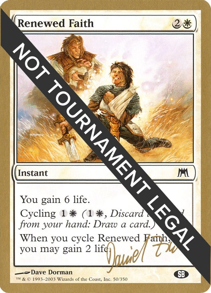 Renewed Faith - 2003 Daniel Zink (ONS) (SB) [WCD] - MTG Single