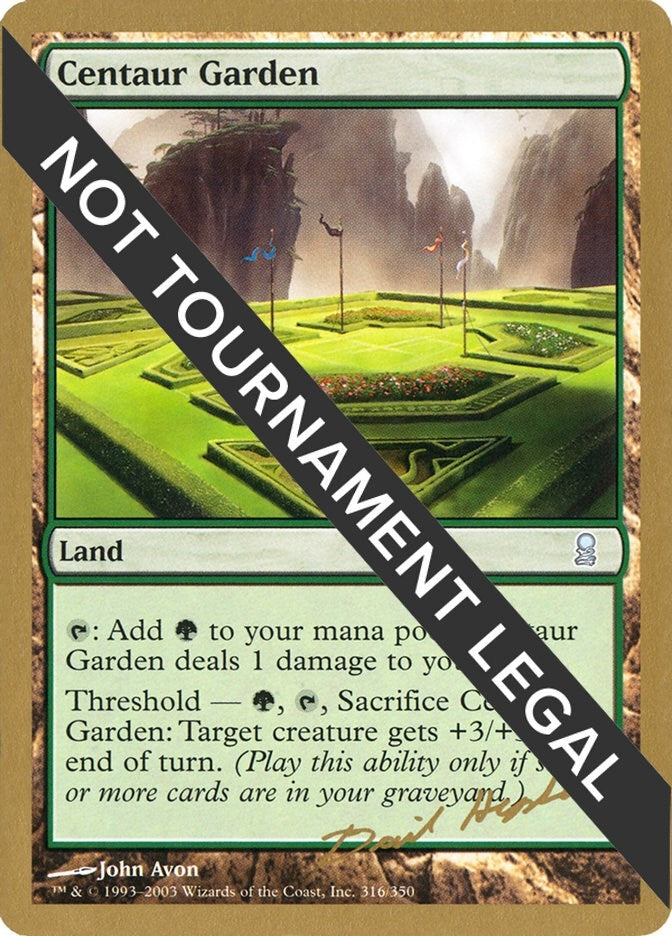 Centaur Garden - 2003 Dave Humpherys (ODY) [WCD] - MTG Single