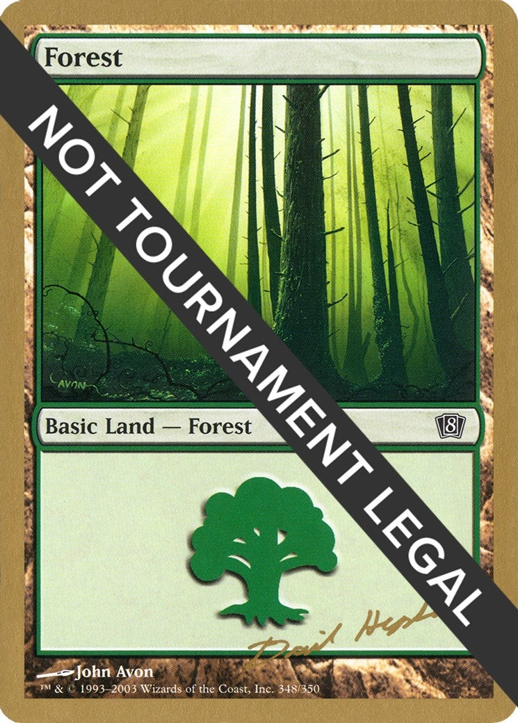 Forest (348) - 2003 Dave Humpherys (8ED) [WCD] - MTG Single