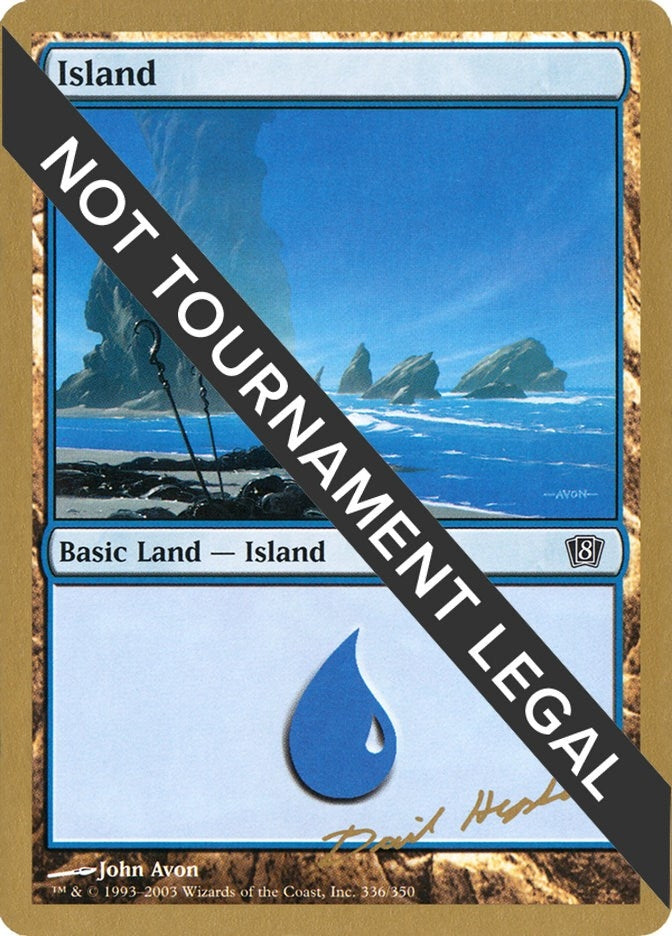 Island (336) - 2003 Dave Humpherys (8ED) [WCD] - MTG Single