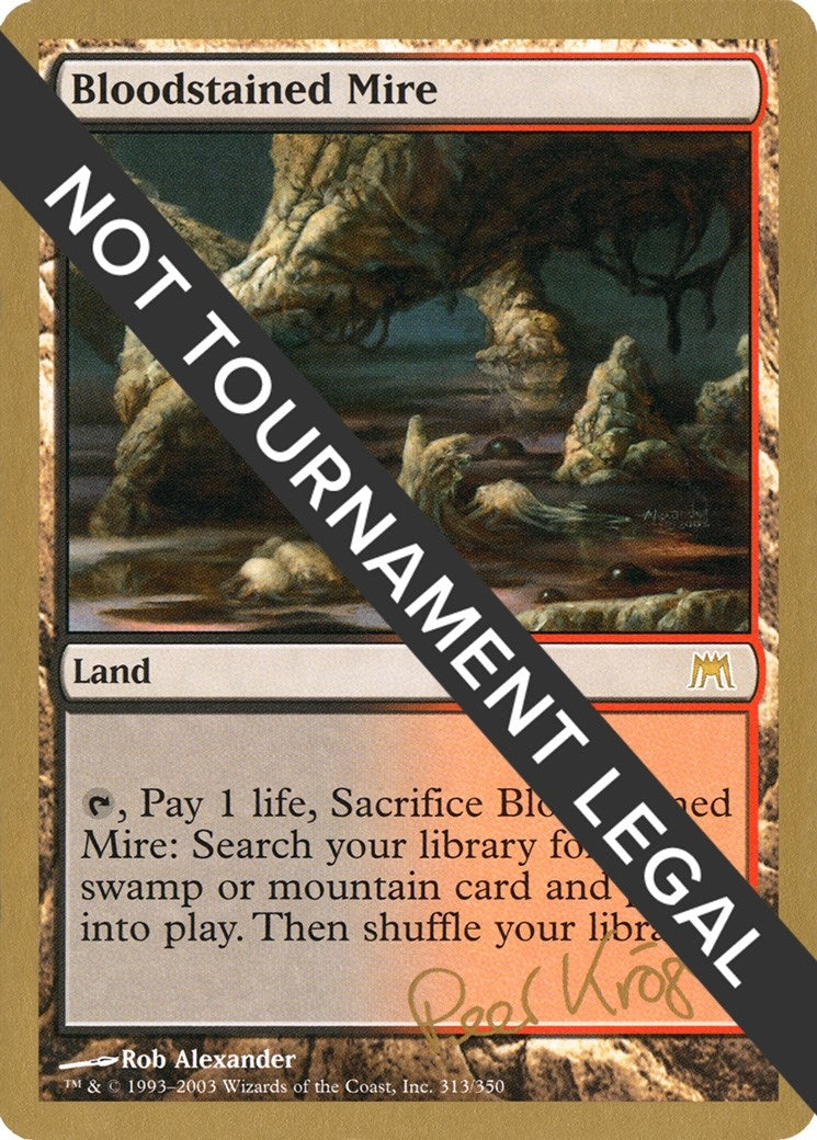 Bloodstained Mire - 2003 Peer Kroger (ONS) [WCD] - MTG Single