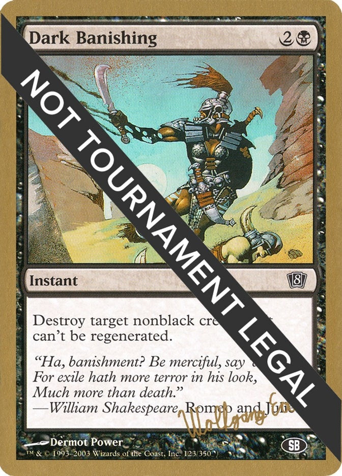 Dark Banishing - 2003 Wolfgang Eder (8ED) (SB) [WCD] - MTG Single