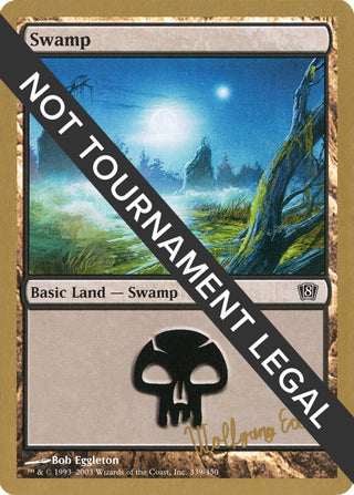 Swamp (339) - 2003 Wolfgang Eder (8ED) [WCD] - MTG Single