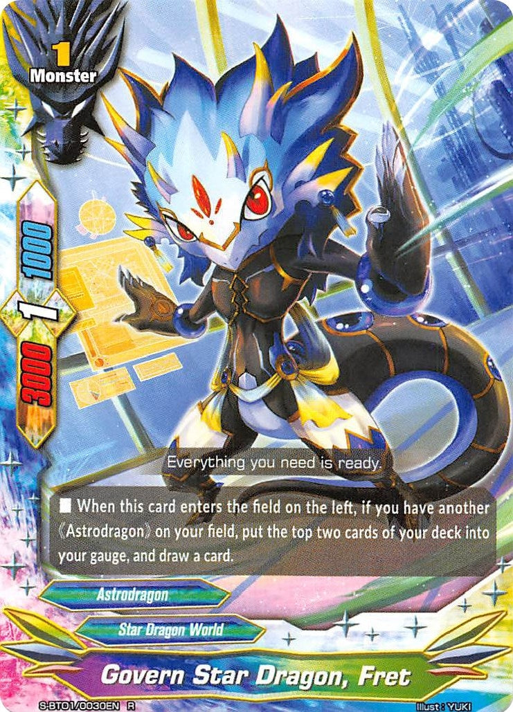 Govern Star Dragon Fret (10030) [S-BT01] - Future Card BuddyFight Single
