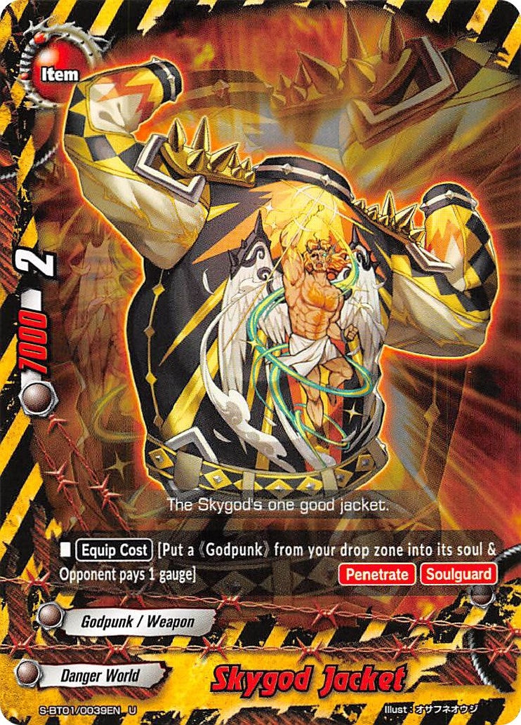 Skygod Jacket (10039) [S-BT01] - Future Card BuddyFight Single