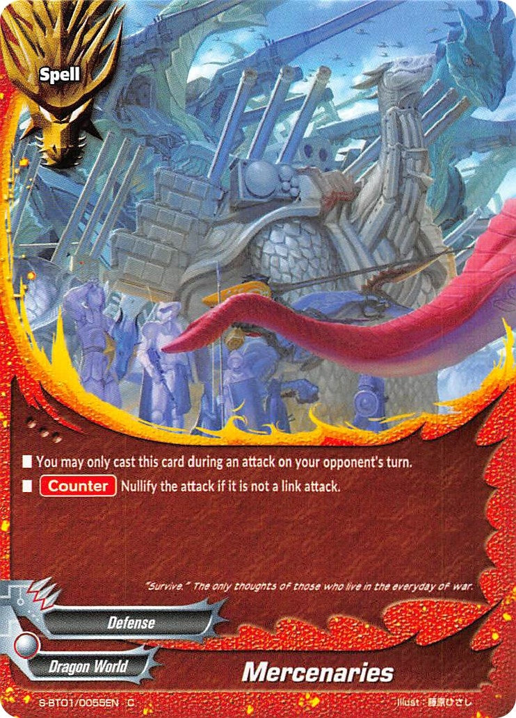 Mercenaries (10055) [S-BT01] - Future Card BuddyFight Single