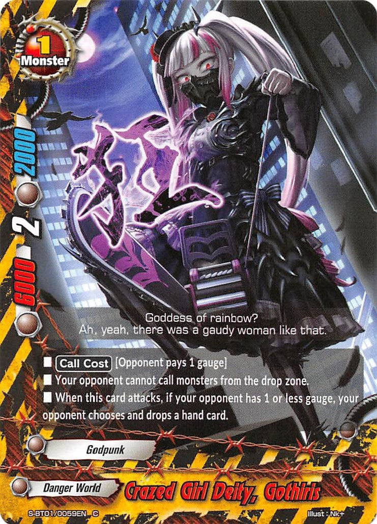 Crazed Girl Deity Gothiris (10059) [S-BT01] - Future Card BuddyFight Single