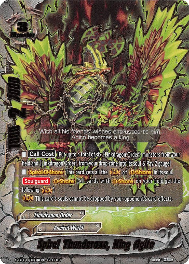 Spiral Thunderaxe King Agito (10084) [S-BT01] - Future Card BuddyFight Single