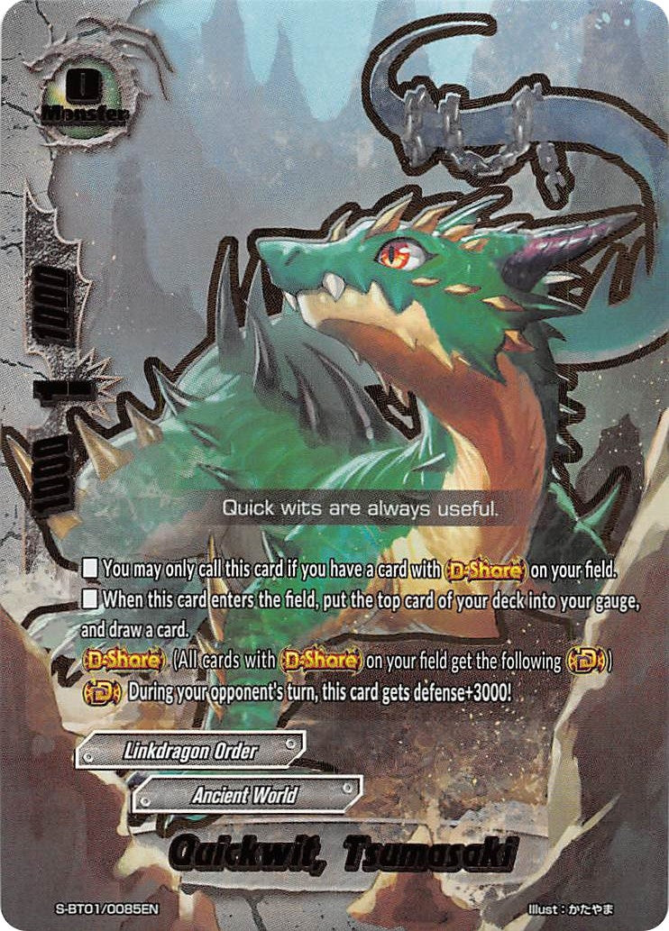 Quickwit Tsumasaki (10085) [S-BT01] - Future Card BuddyFight Single