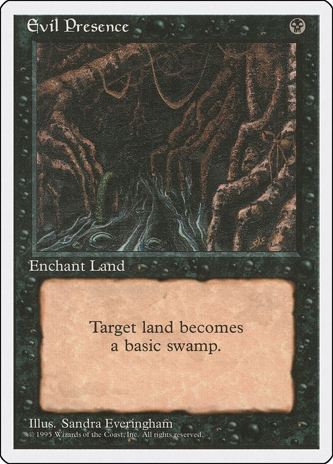 Evil Presence [4ED] - MTG Single