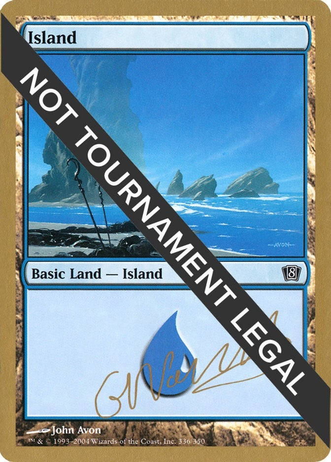 Island (336) - 2004 Gabriel Nassif (8ED) [WCD] - MTG Single