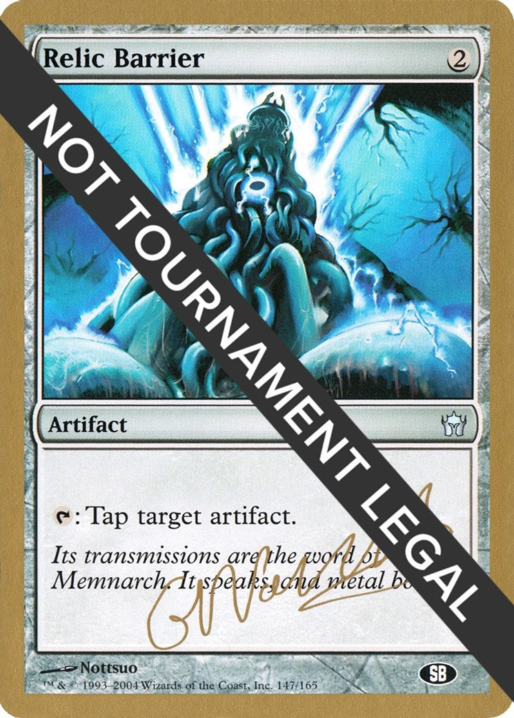 Relic Barrier - 2004 Gabriel Nassif (5DN) (SB) [WCD] - MTG Single