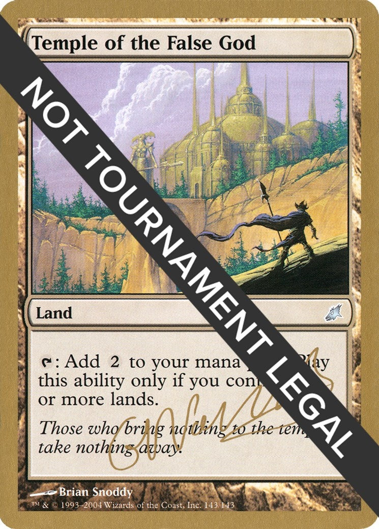 Temple of the False God - 2004 Gabriel Nassif (SCG) [WCD] - MTG Single