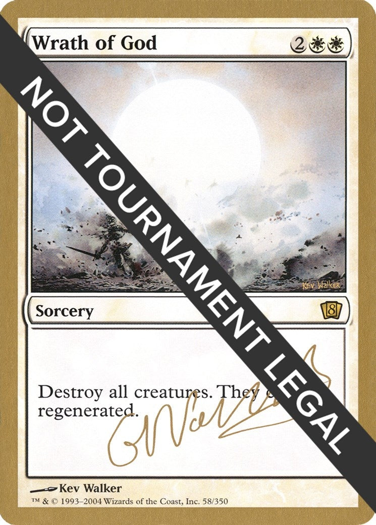 Wrath of God - 2004 Gabriel Nassif (8ED) [WCD] - MTG Single