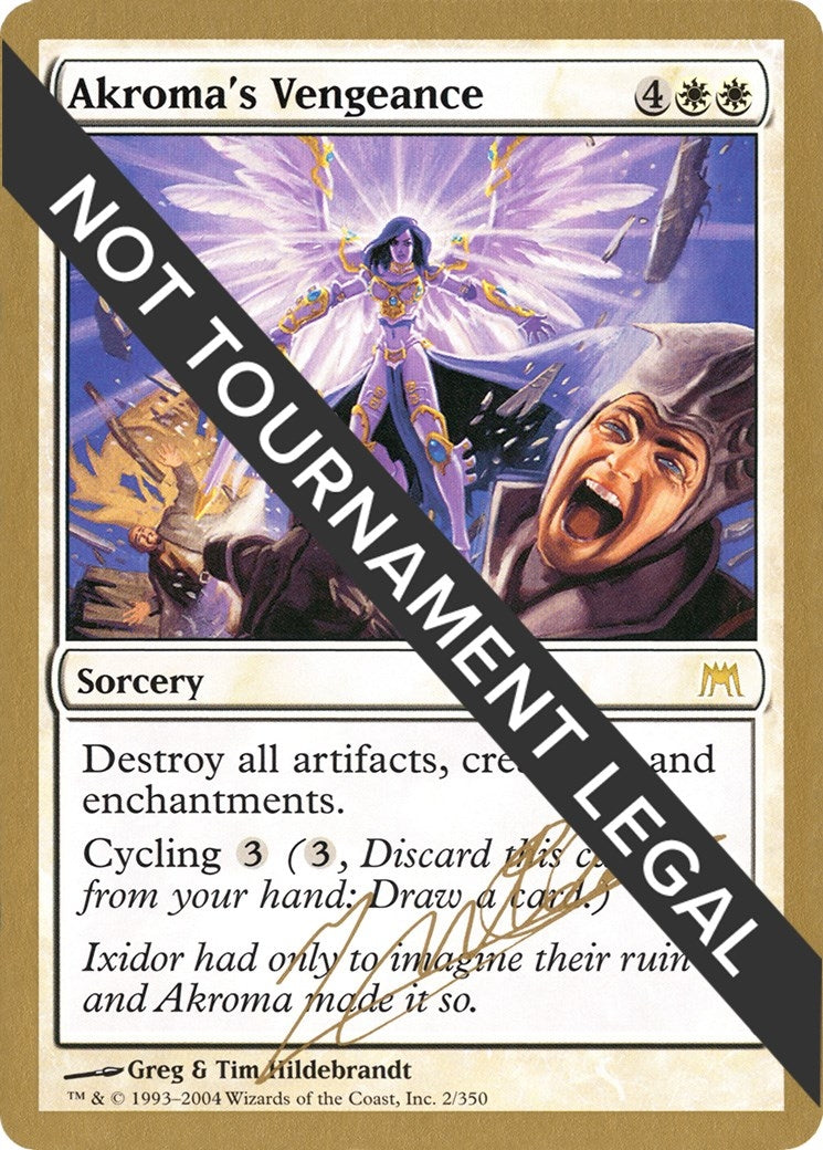 Akroma’s Vengeance - 2004 Julien Nuijten (ONS) [WCD] - MTG Single