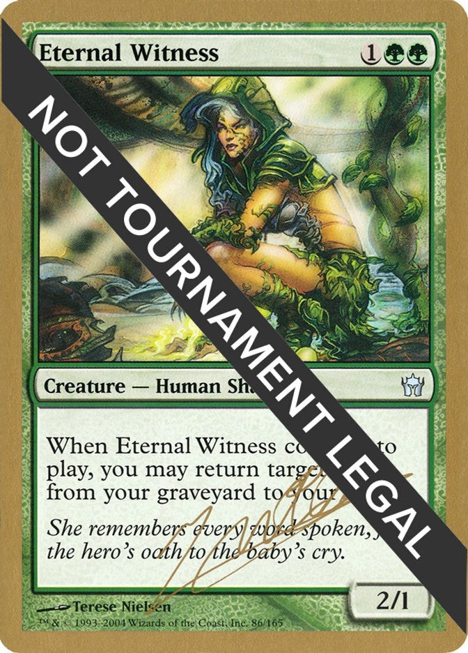 Eternal Witness - 2004 Julien Nuijten (5DN) [WCD] - MTG Single