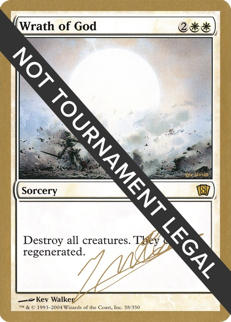 Wrath of God - 2004 Julien Nuijten (8ED) [WCD] - MTG Single