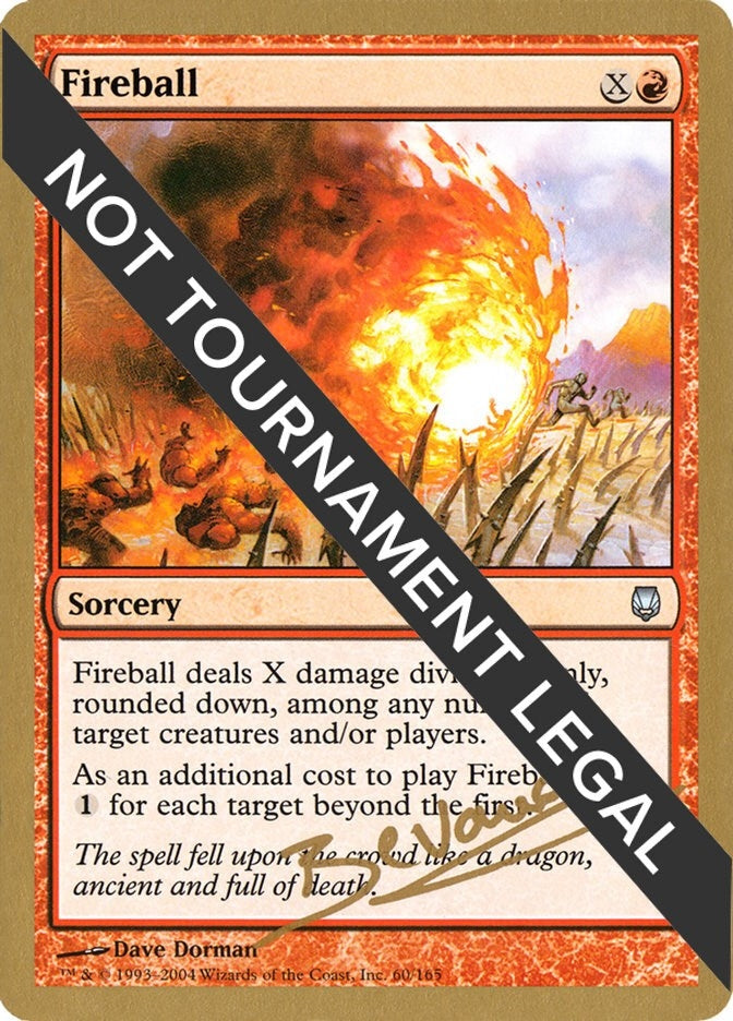 Fireball - 2004 Manuel Bevand (DST) [WCD] - MTG Single