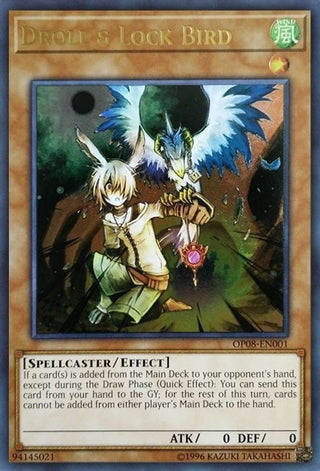 Droll & Lock Bird (UTR) (8001) (OP08) - YuGiOh Single