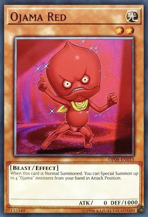 Ojama Red (8015) (OP08) - YuGiOh Single