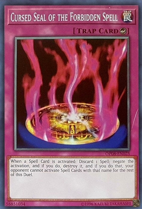 Cursed Seal of the Forbidden Spell (8025) (OP08) - YuGiOh Single