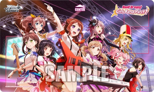 Weiss Schwarz Preorder Playmat - BanG Dream! Girls Band Party! - Playmats Sealed