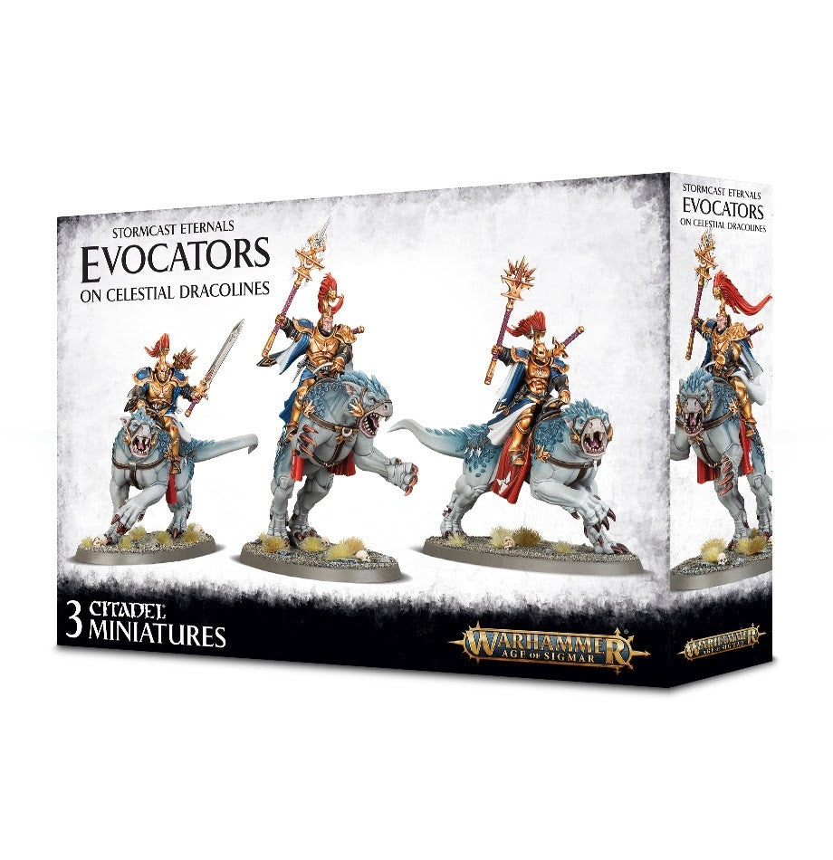 Warhammer: Age of Sigmar - Stormcast Eternals - Evocators on Celestial Dracolines [PLAS] - Warhammer Box Sets Sealed
