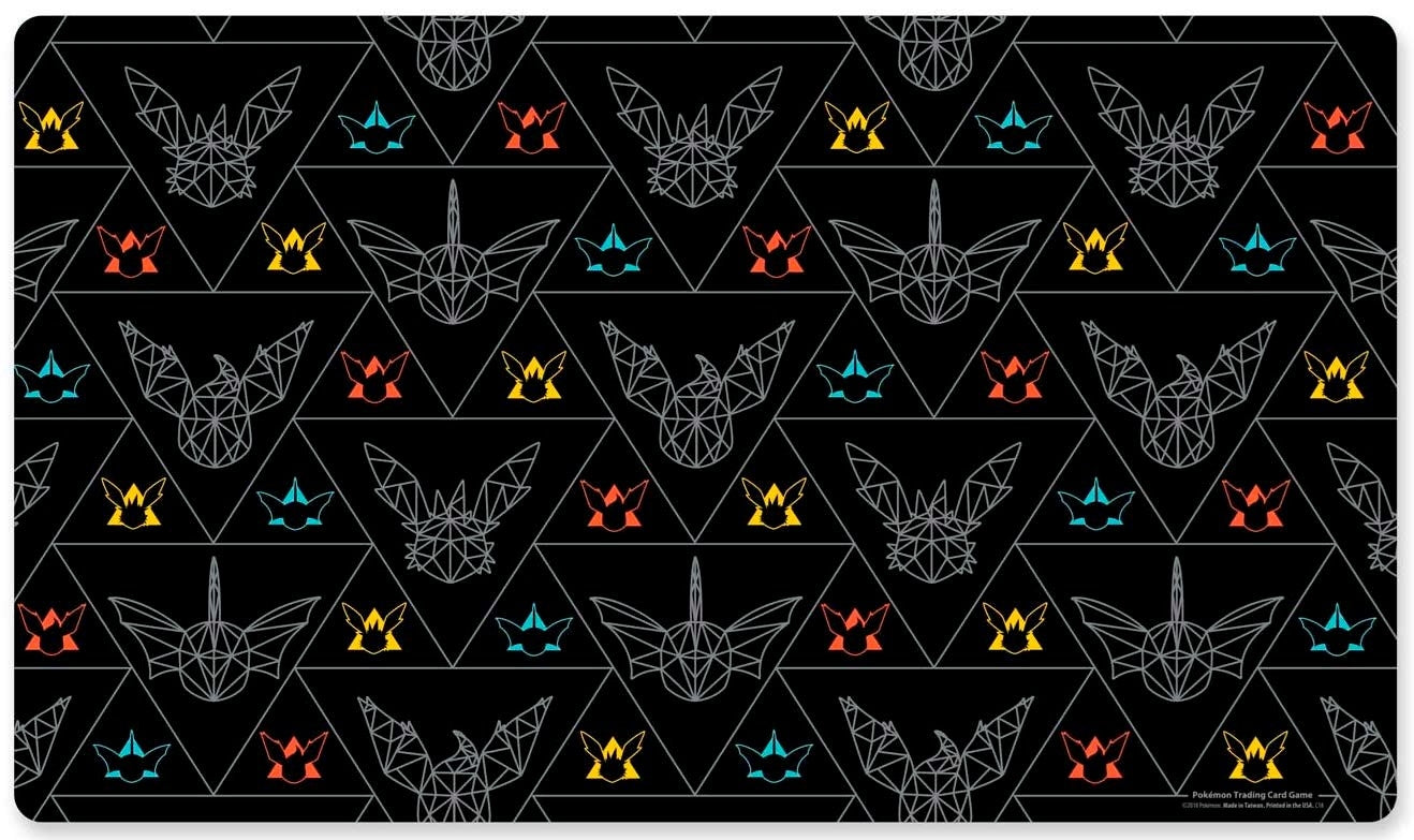 Pokemon TCG: Faceted Vaporeon Jolteon & Flareon Playmat - Playmats Sealed