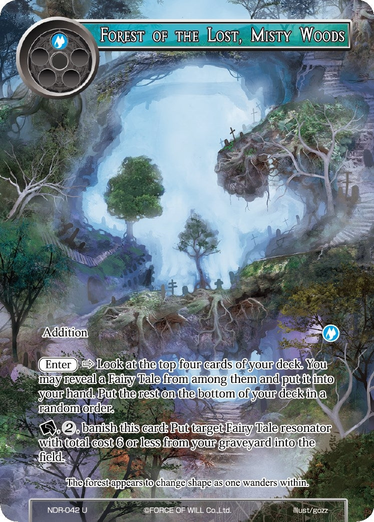 Forest of the Lost Misty Woods (Full Art) (42) [NDR] - Force of Will Single