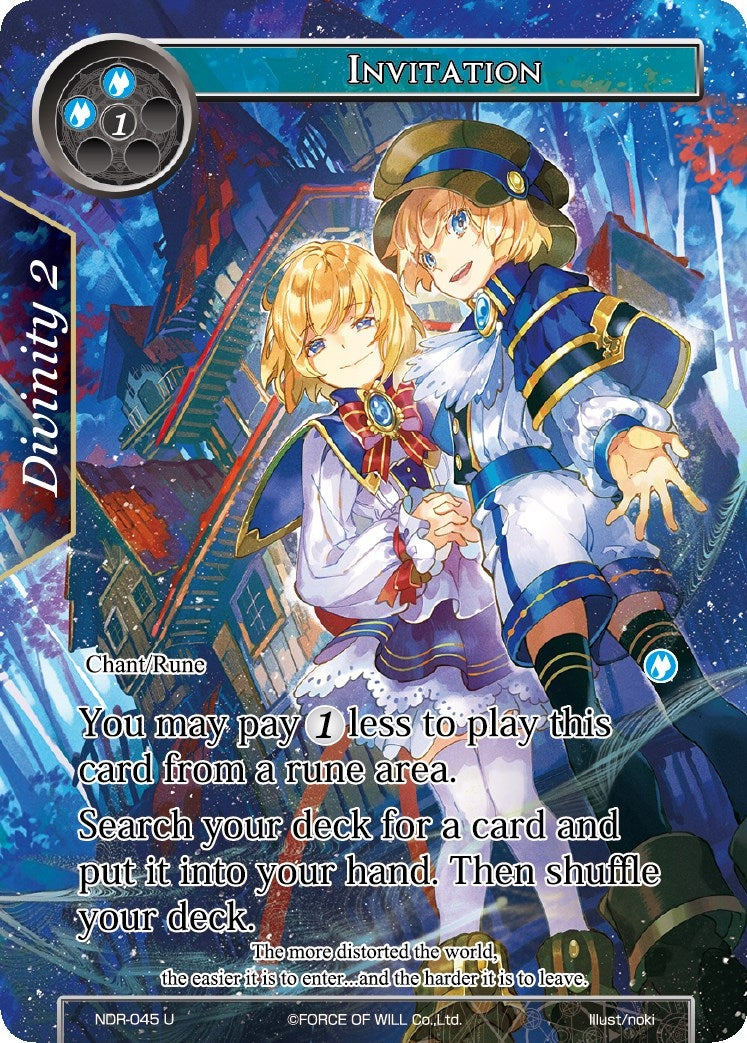 Invitation (Full Art) (45) [NDR] - Force of Will Single